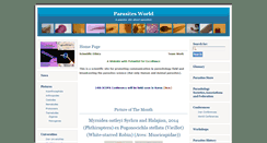 Desktop Screenshot of parasites-world.com