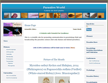 Tablet Screenshot of parasites-world.com